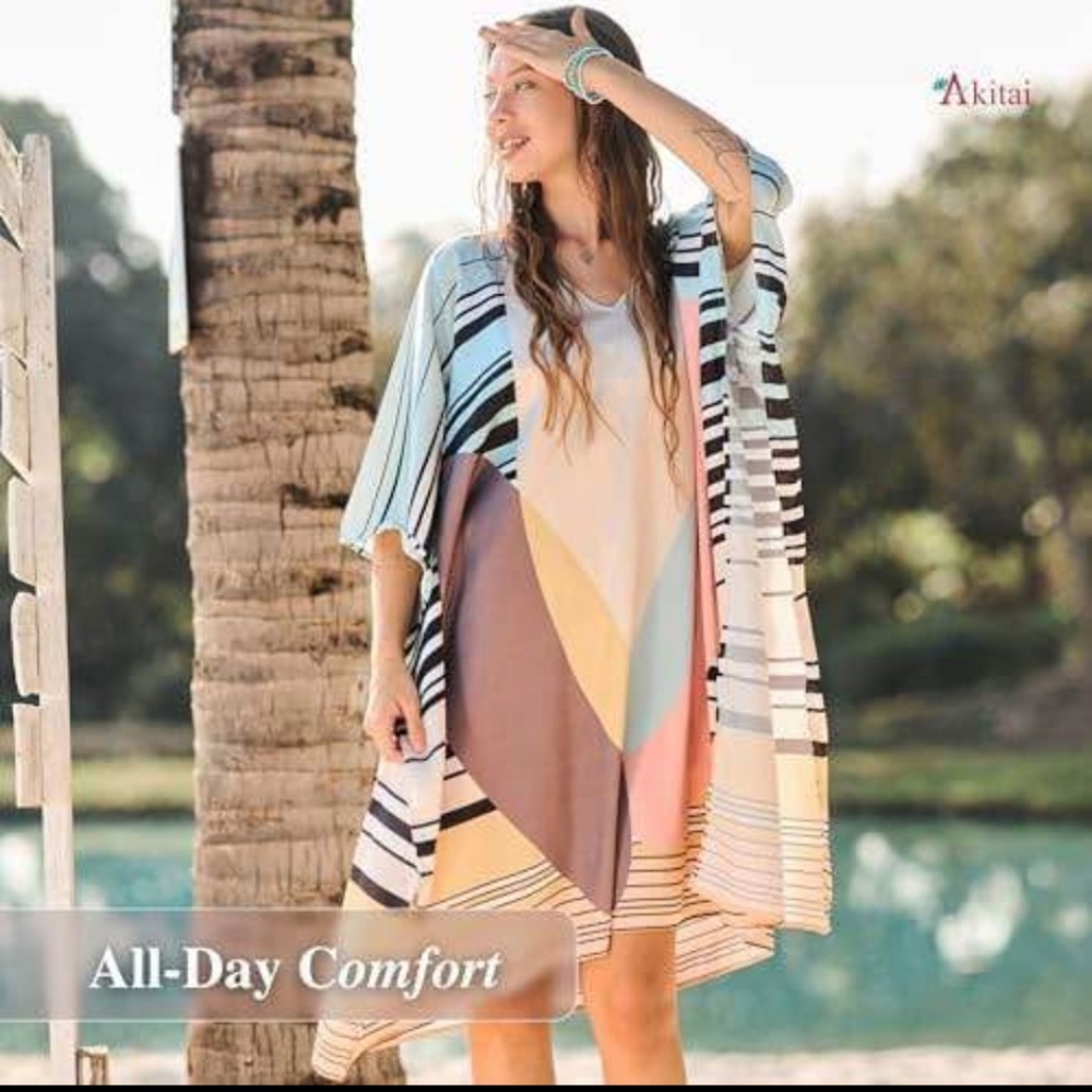 Kaftan Maxi dress one size summer comfort beach